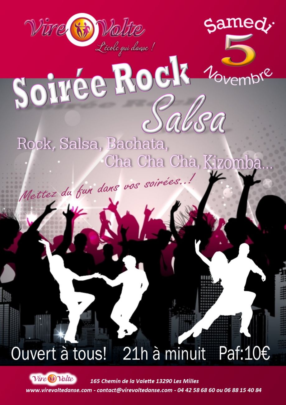 Soirée Rock, Danses Latines, Salsa Cubaine, Bachata, Kizomba à Aix en Provence Les Milles (13)